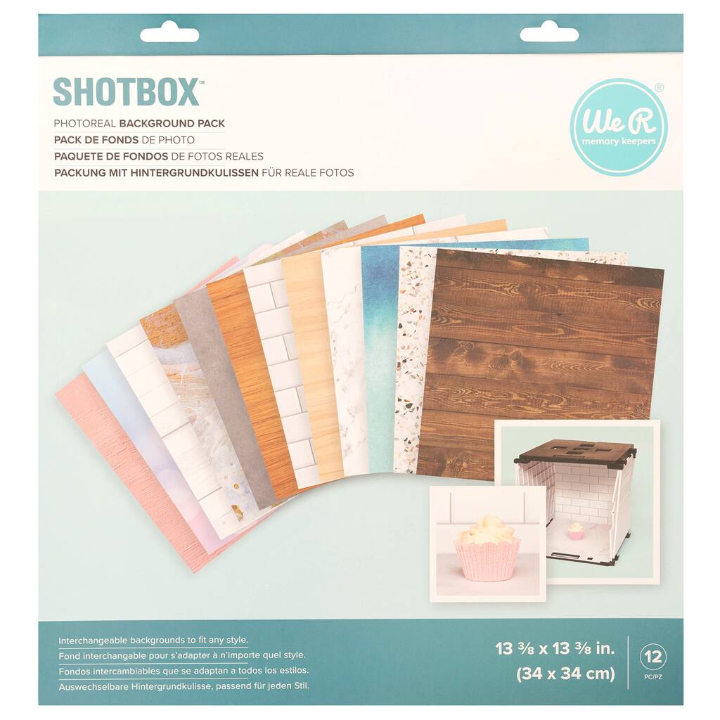 We R Memory Keepers Shotbox Photo Background Pack Michaels